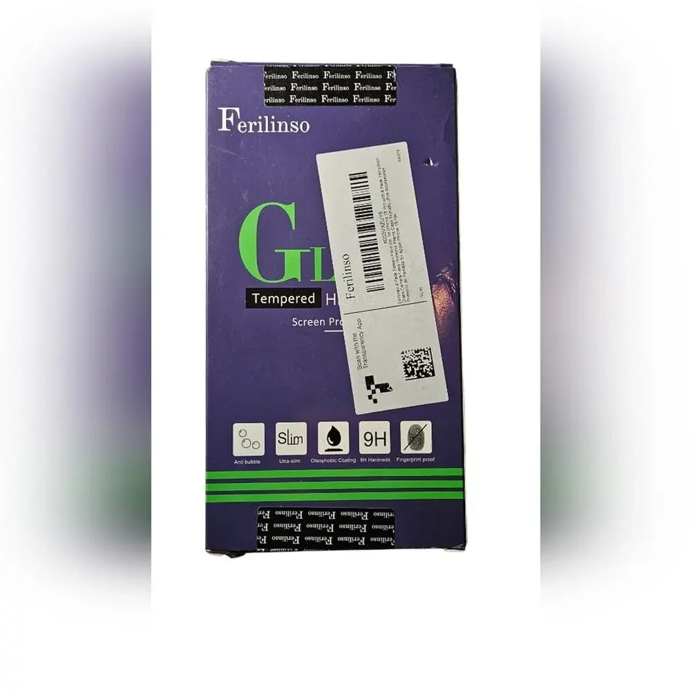 NWT - (2) Ferilinso Tempered Glass Screen Protector For iPhone 14 Plus & Pro Max